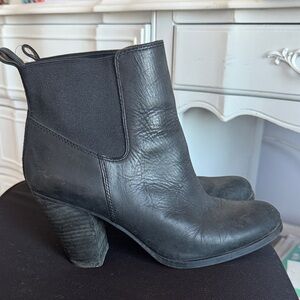 Lucky Brand Black Ankle Booties